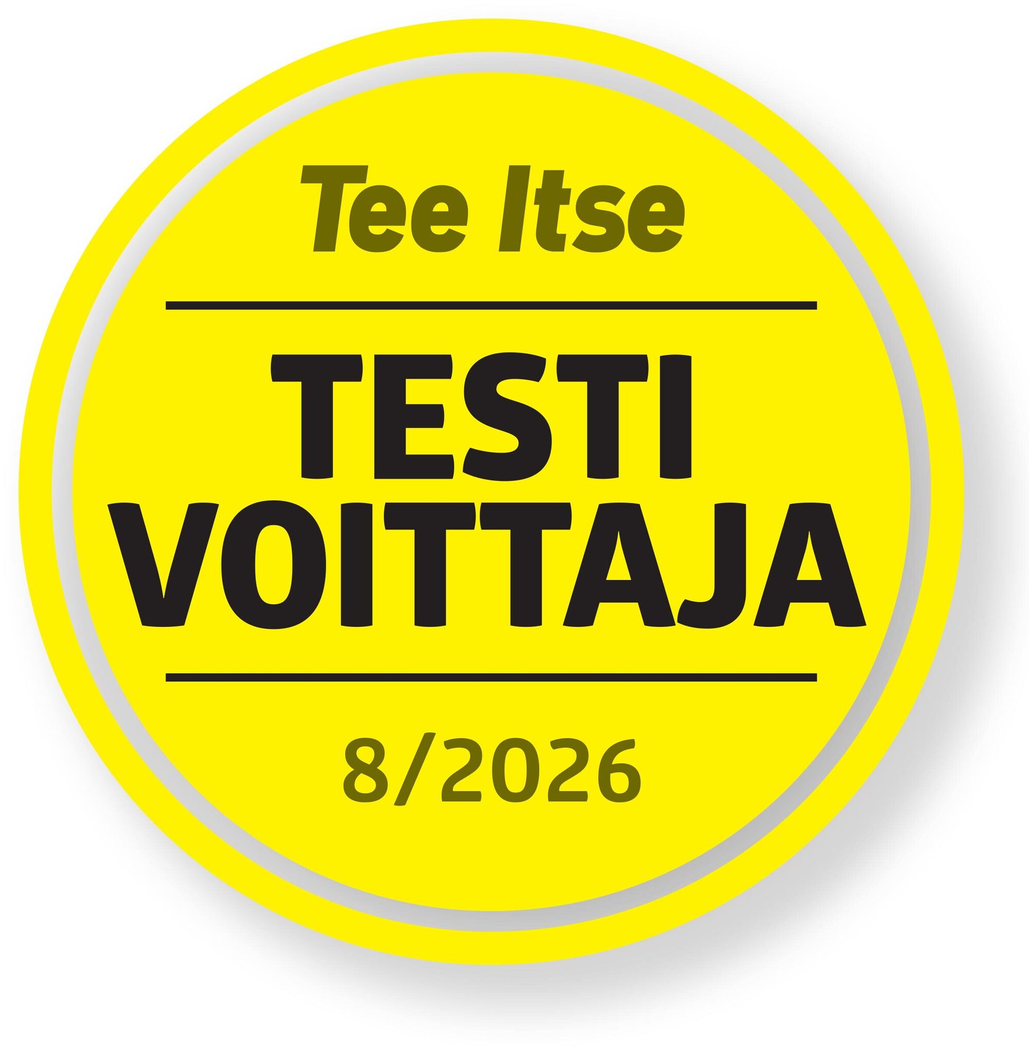 TESTIVOITTAJA | TEE ITSE -LEHTI, HUHTIKUU 2026