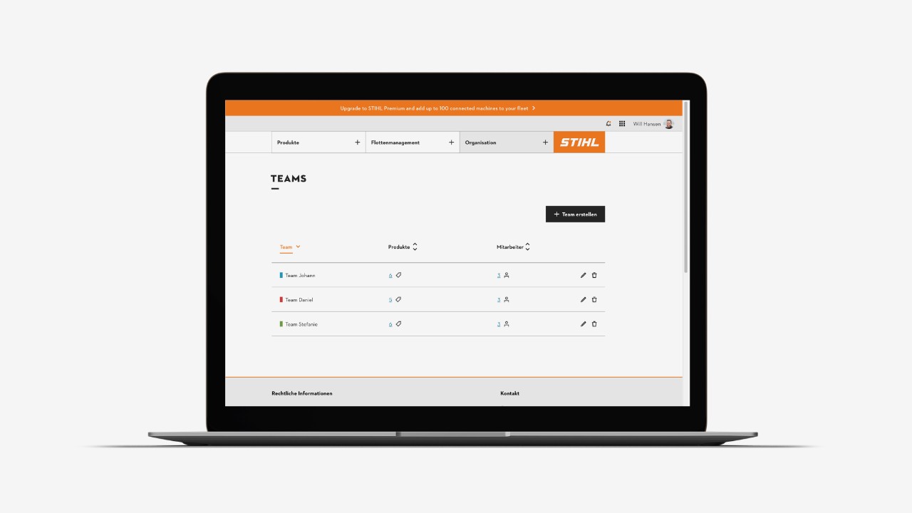 STIHL connected -portaali