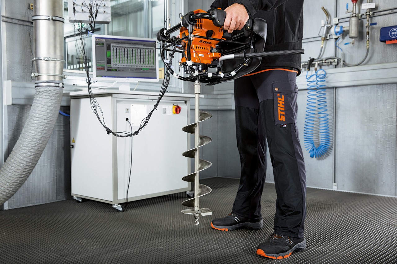 STIHL-sähkötyökalun tärinäkuormitus on testattu