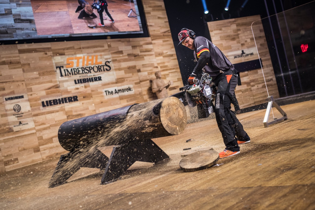 Metsuriurheilua Liverpoolin STIHL TIMBERSPORTS® World Championship 2018 -kisoissa