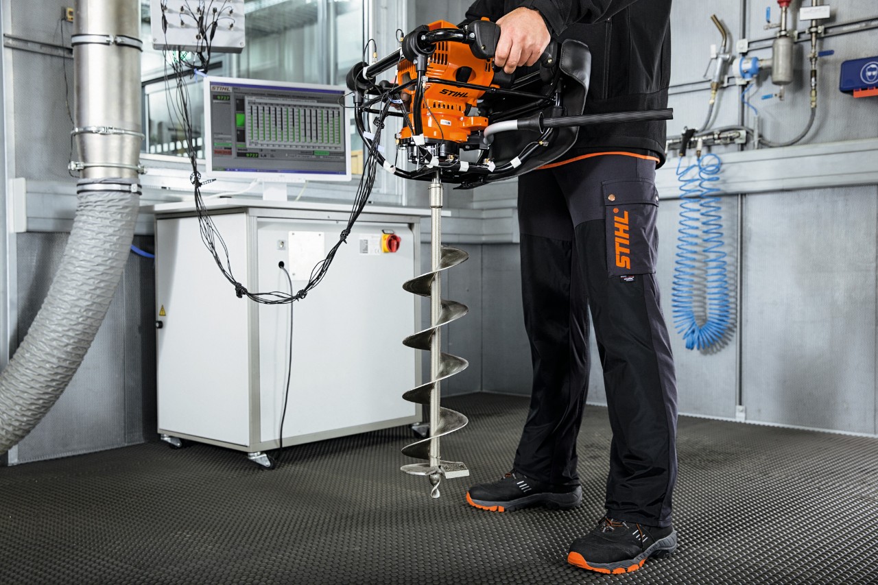 STIHL-sähkötyökalun tärinäkuormitus on testattu